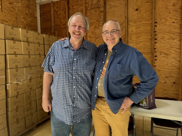 Grant with John Butterfield