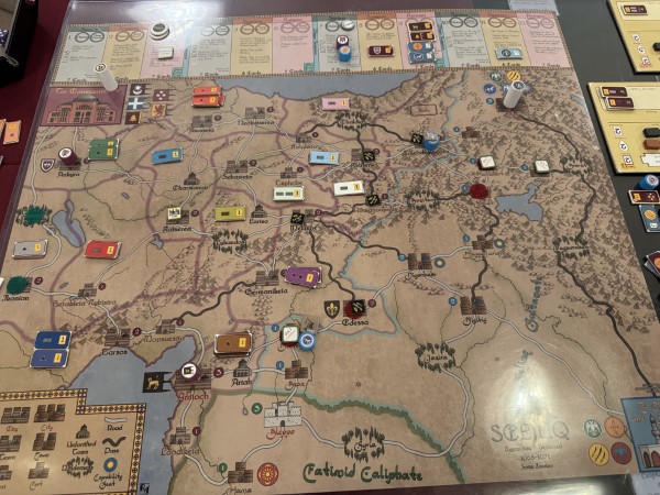 Justin Fassino's Seljuk, the next game up in the Levy and Campaign series