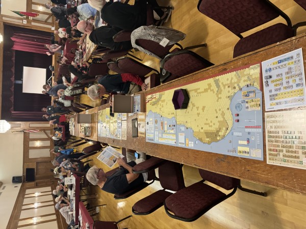 I did not expect to see side by side games of North Africa 41 happening. Wargaming was strongly represented!