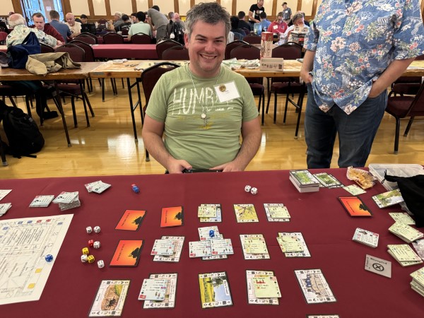 Sam London demoing his Firefight Tactical game, now on P500 at GMT