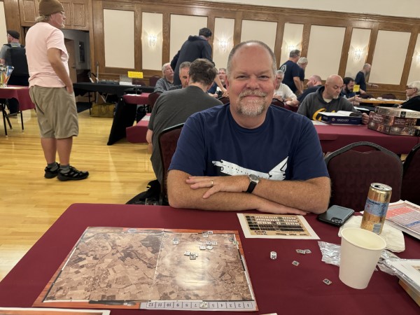 Mark Johnson of the Wargames to Go podcast and I played Age of Aces from Vae Victus magazine